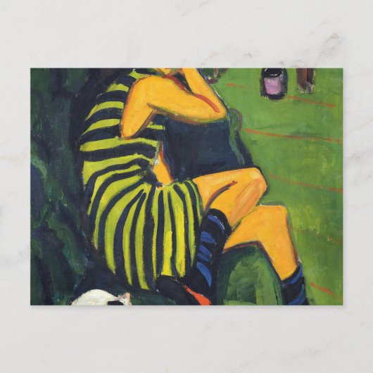エルンスト・ルードヴィヒ・キルヒナー アーティスト マルチェラ ポストカード (正面)