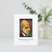 エルンストL.カーシュナー – カラフルポートレートアモダンート ポストカード (スタンド正面)