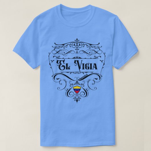 エルヴィジアヴィンテージデザイン Tシャツ (デザイン正面)