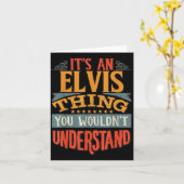 エルヴィス好きにしかわからないこと カード (黄色い花)