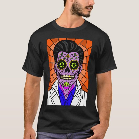 エルヴィス ステンドグラスTシャツ Tシャツ (正面)
