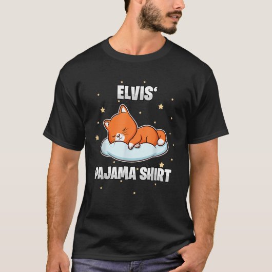 エルヴィス パジャマ オーダーメイド 寝具 Tシャツ (正面)