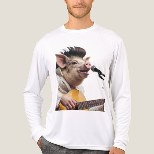 エルヴィス・ピグリー トライブレンドＴシャツ (正面)