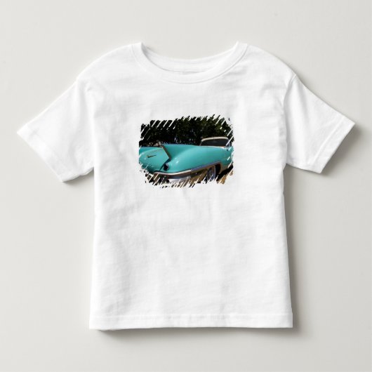 エルヴィス・プレスリーのグリーン・キャデラック・コンバーチブル トドラーTシャツ (正面)