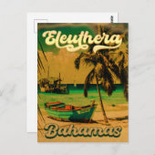 エルーテラアイランドバハマヴィンテージ土産60s ポストカード (正面/裏面)