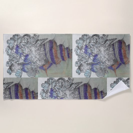 エルーテラ ビーチタオル (正面)