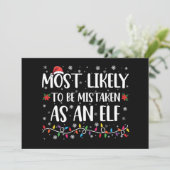 エル一家と間違えられそうなクリスマス 招待状 (スタンド正面)