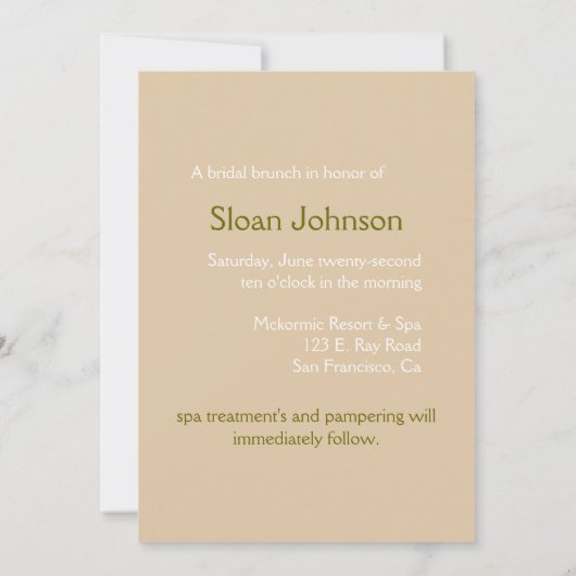 エル招待状 招待状 (裏面)