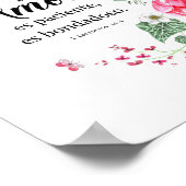 エル・アモールes paciente, es bondadoso 1corintios ポスター (角)