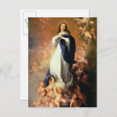 エル・エスコリアルでの無原罪の御宿り、1678年頃 ポストカード (正面/裏面)
