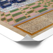 エル・エスコリアル修道院の計画、'チヴィタからの ポスター (角)