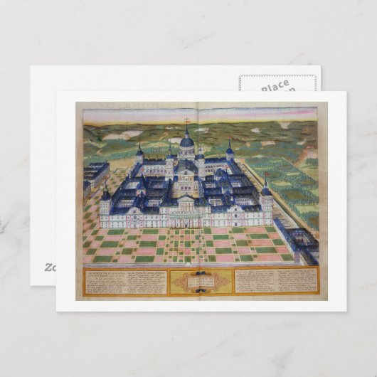 エル・エスコリアル修道院の計画、'チヴィタからの ポストカード (正面/裏面)