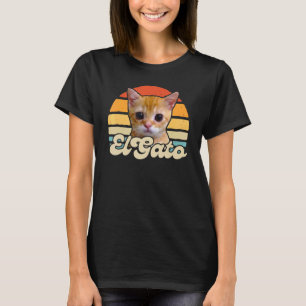 エル・ガトの悲しい猫のミーム、ムンチキン子猫のミーム 再 Tシャツ