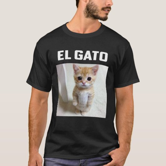 エル・ガト・ミーム・キャット Tシャツ (正面)