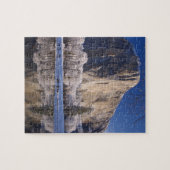 エル·キャピタンは2年にマーセド川に反射する ジグソーパズル (横)