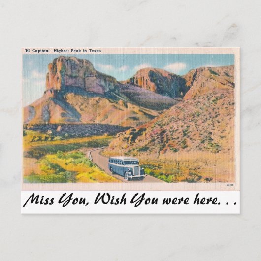 エル・キャピタン ポストカード (正面)