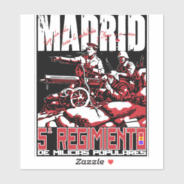 エル・クイントレジメントマドリードTシャツ シール