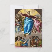 エル・グレコによるヴァージンの前提 サンキューカード (正面)