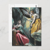 エル・グレコによる受胎告知 ポストカード (正面/裏面)