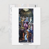 エル・グレコによる聖霊の降下 ポストカード (正面/裏面)