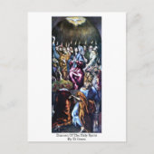 エル・グレコによる聖霊の降下 ポストカード (正面)