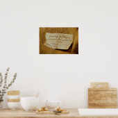 エル・グレコの署名 ポスター (キッチン)