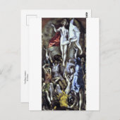 エル・グレコ葉書による復活 ポストカード (正面/裏面)