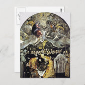 エル・グレコ – オルガズ伯爵の埋葬 ポストカード (正面/裏面)