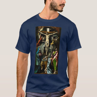 エル・グレコ・ドメニコス・テオトコプロス・クオ十字架 Tシャツ
