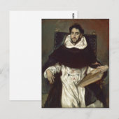 エル・グレコ・ポート?t des Fray Hortensio Felix Paravici ポストカード (正面/裏面)