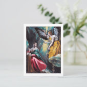 エル・グレコ・受胎告知 ポストカード (スタンド正面)