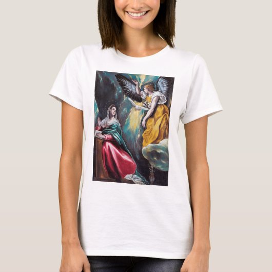 エル・グレコ・受胎告知 Tシャツ (正面)