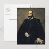 エル・グレコ - 男の肖像 (アンドレア・パッラーディオ) ポストカード (正面/裏面)