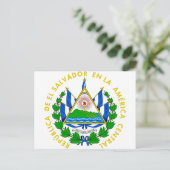 エル・サルバドールの国章 ポストカード (スタンド正面)
