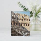 エル・ジェム・アンフィシアター・チュニジア旅行 ポストカード (スタンド正面)