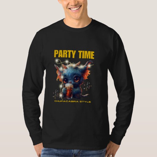 エル・チュパカブラ神獣暗号動物学の暗号 Tシャツ (正面)
