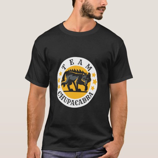 エル・チュパカブラ神獣暗号動物学の暗号 Tシャツ (正面)