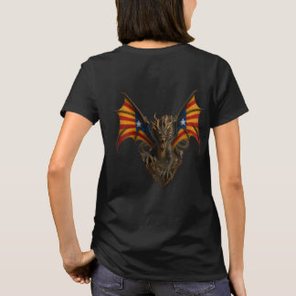 エル・ドラック カタルーニャの旗の翼 Tシャツ