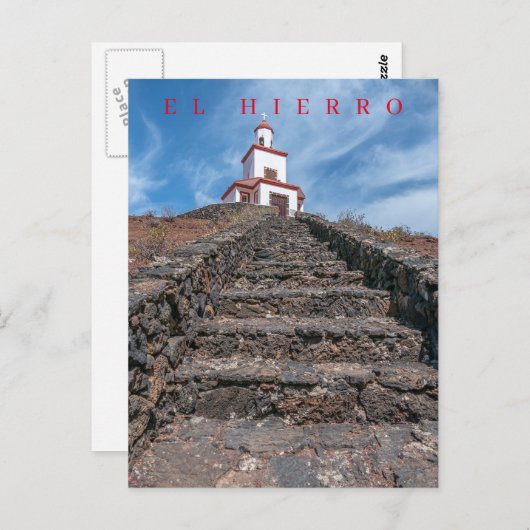 エル・ヒエロ教会のスティールビューポストカード ポストカード (正面/裏面)