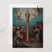 エル・ピラールのヴァージンの幻影 ポストカード (正面/裏面)