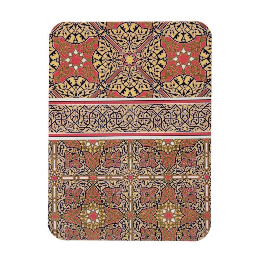 エル・ボルデイニーのモスクにある天井のアラベスク。 マグネット (縦)