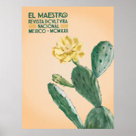 エル・マエストロ サボテン プリント | メキシコの植物画