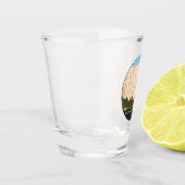 エル・モロ国立記念碑碑銘岩 ショットグラス (左)