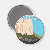 エル・モロ国立記念碑碑銘岩 マグネット (正面/裏面)