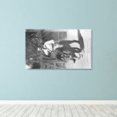 エル・モンテ， CAゲイライオン・ファーム – Mr.ゲイライディング キャンバスプリント (インサイチュ (ウッドフロア))