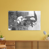 エル・モンテ， CAゲイライオン・ファーム – Mr.ゲイライディング キャンバスプリント (インサイチュ (リビング))