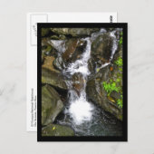 エル・ユンケ国立熱帯雨林の滝 ポストカード (正面/裏面)