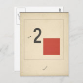 エル・リシツキー – 「2つの正方形についての至上主義の物語」 ポストカード (正面/裏面)