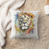 エル・レイ・デル・カラー – 国連レオン不可抗力y vibrante クッション (ブランケット)