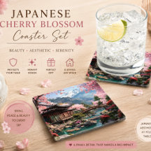 エル 日本の桜の風景 コースター セット